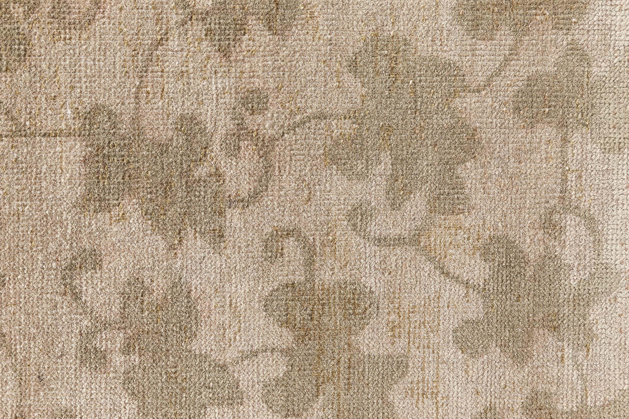 Chinois Tapis vintage en laine botanique chinoise fait à la main Doris Leslie Blau en vente