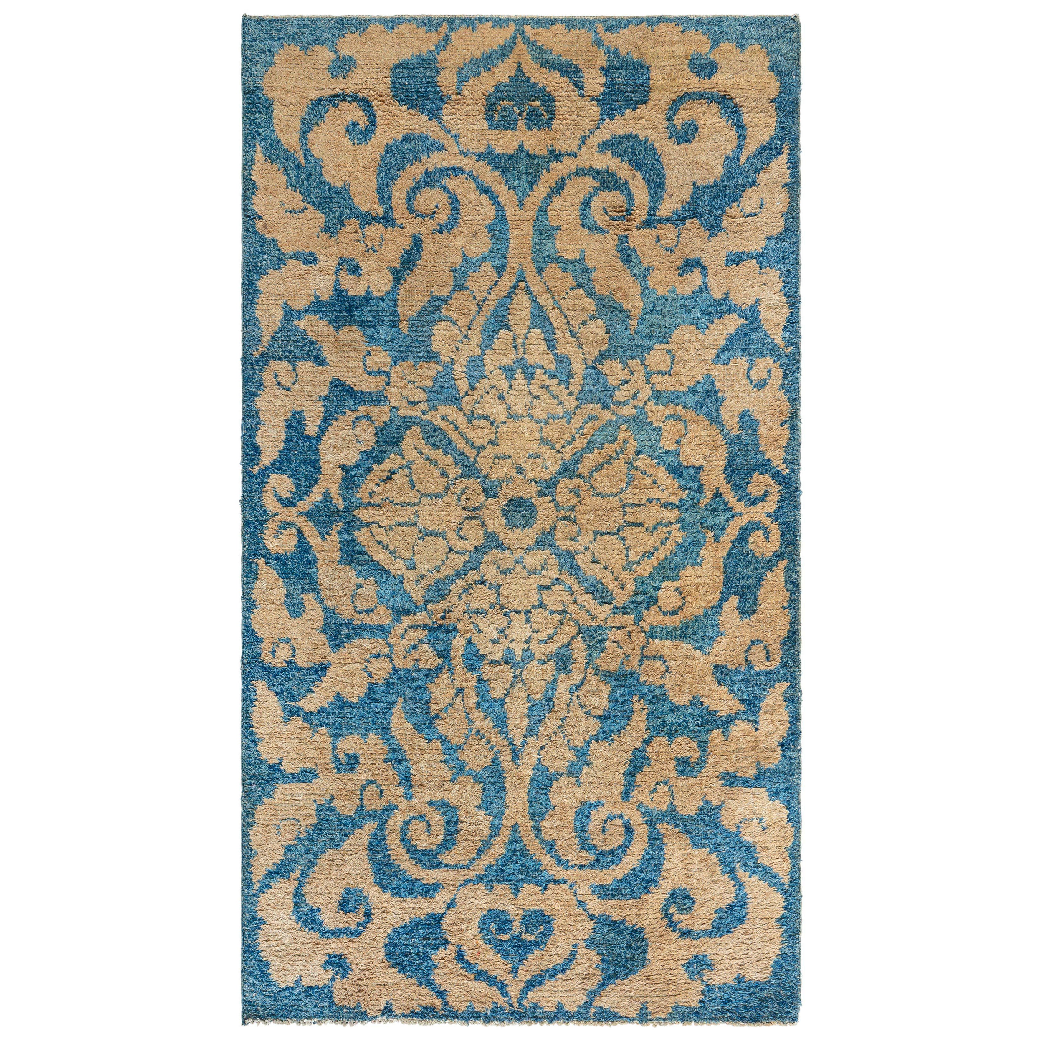 Doris Leslie Blau Tapis Vintage Chinese Deco en vente