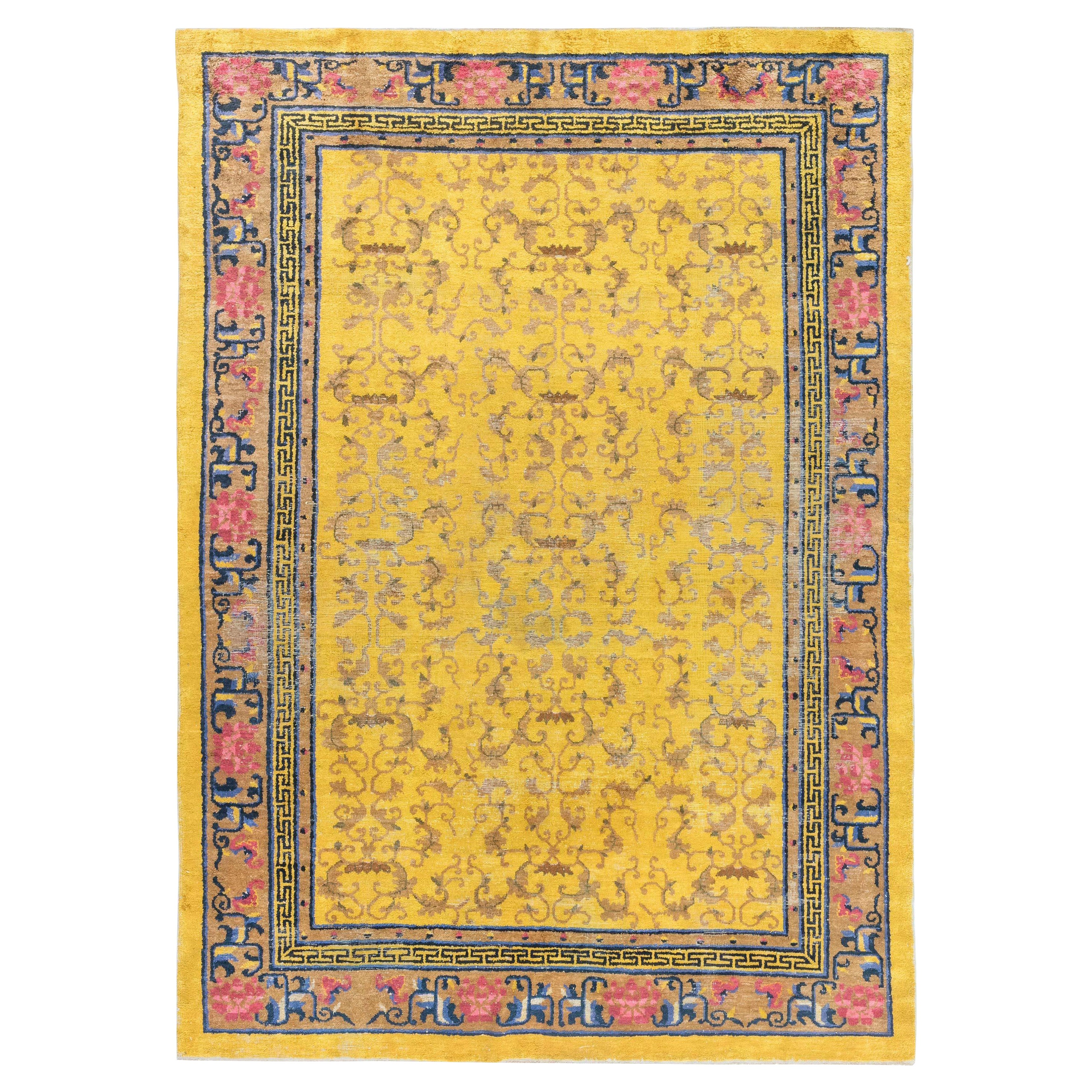 Doris Leslie Blau Tapis chinois vintage en vente