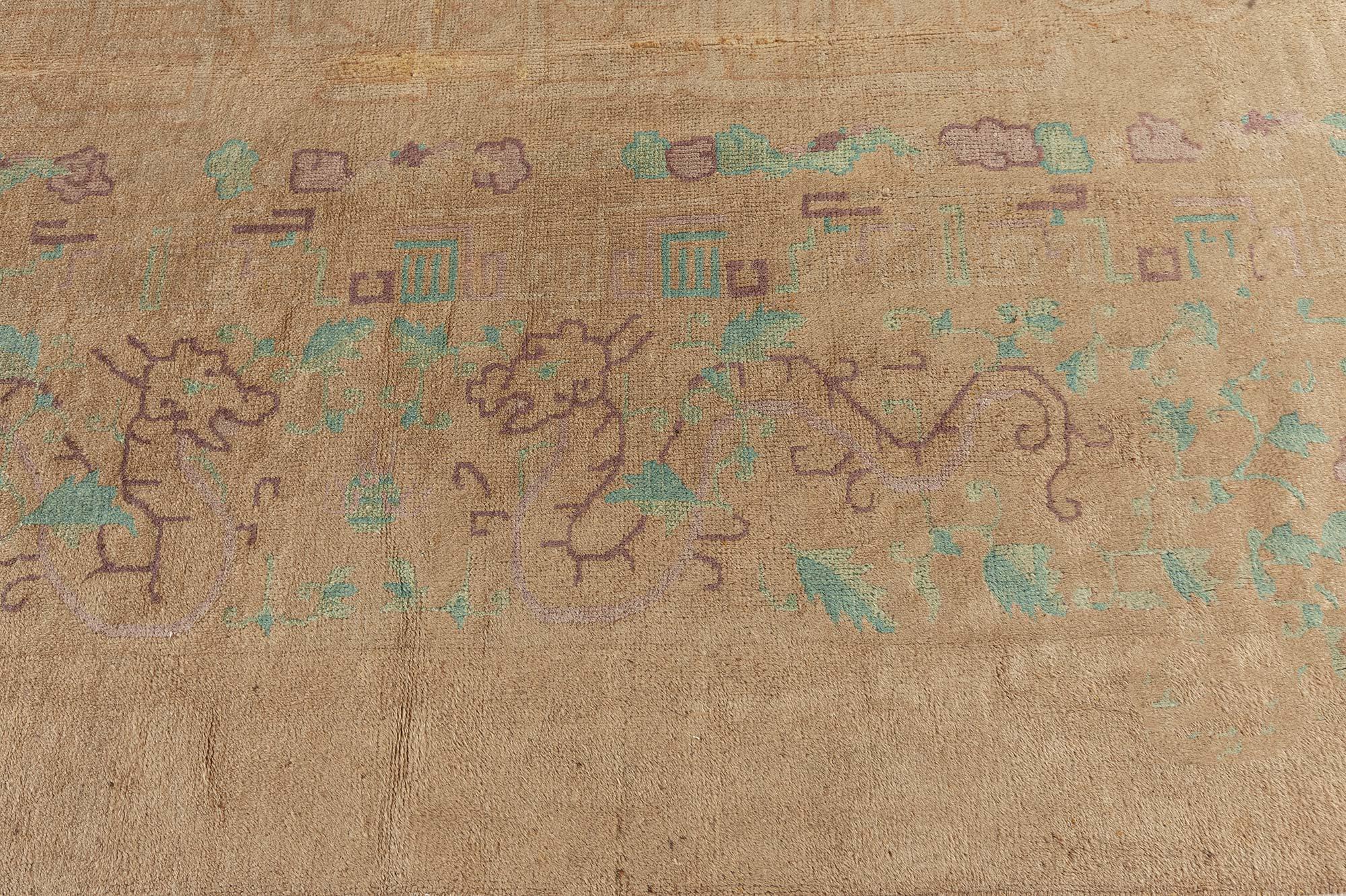 Doris Leslie Blau Antique Chinese Art Deco Rug (size adjusted) In Good Condition For Sale In New York, NY