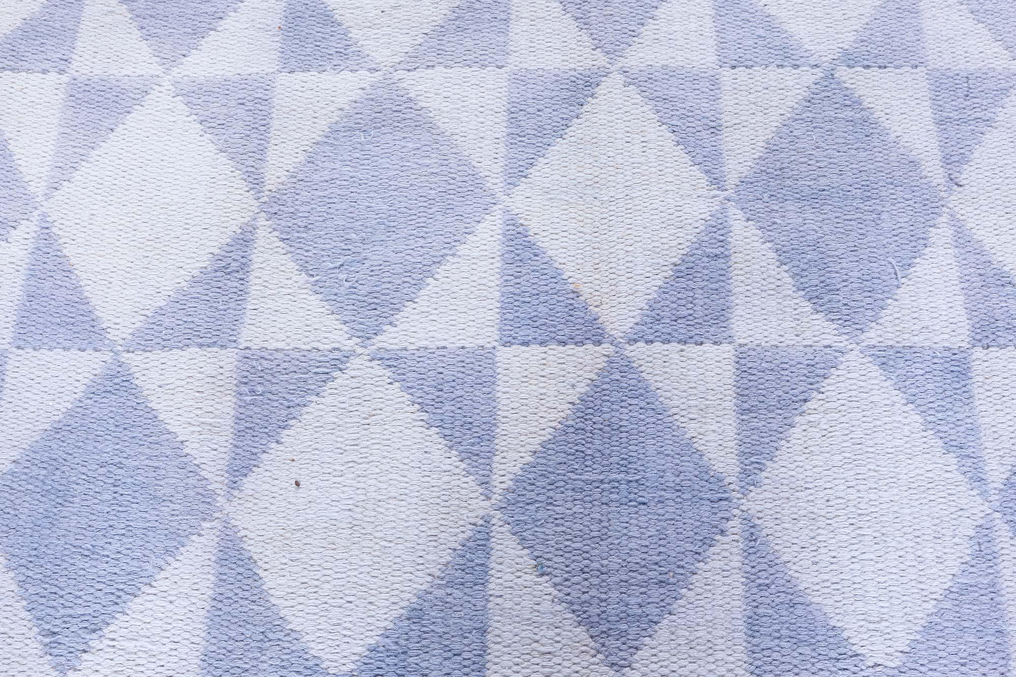 Tappeto indiano in cotone vintage Doris Leslie Blau In condizioni buone in vendita a New York, NY