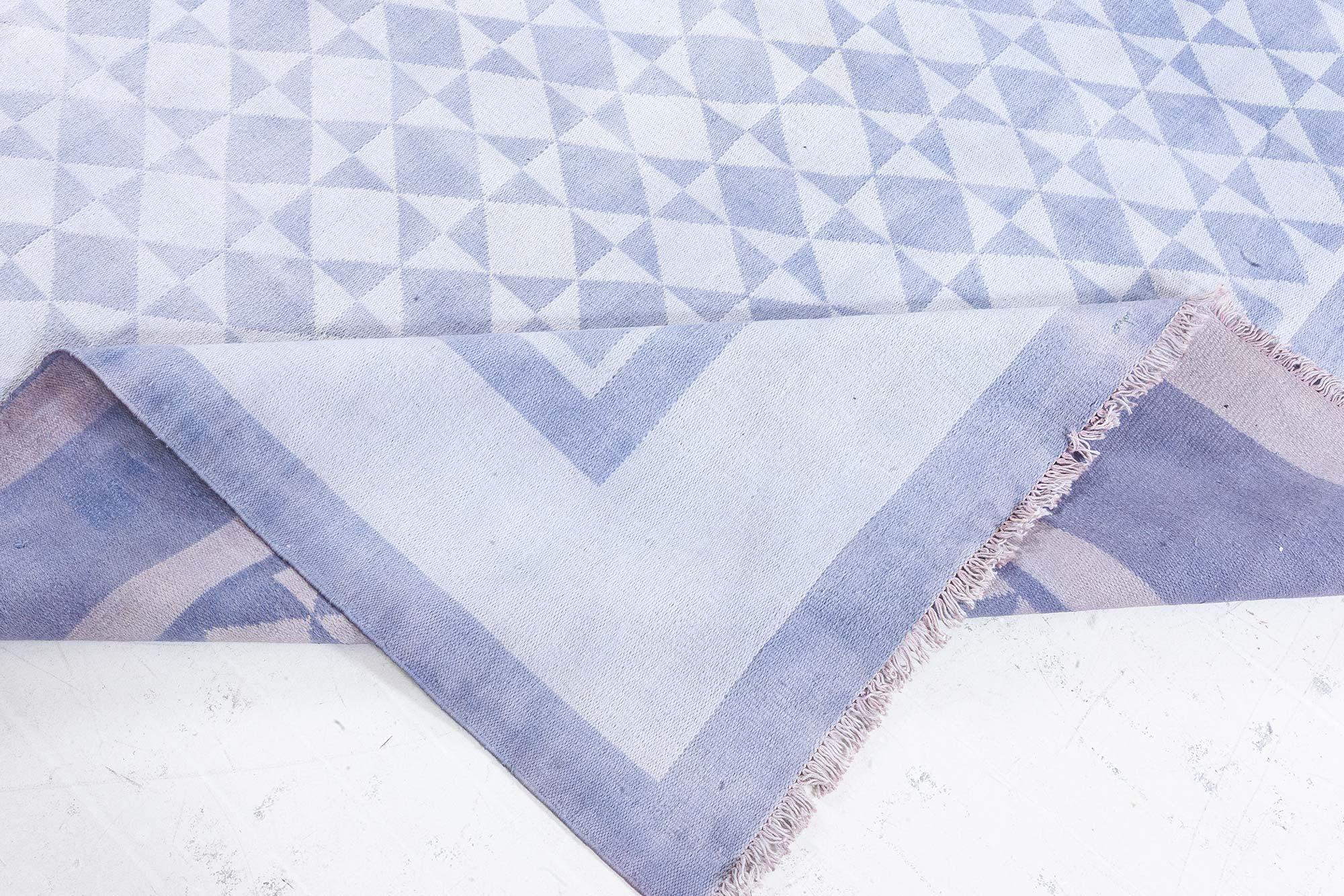 Tappeto indiano in cotone vintage Doris Leslie Blau in vendita 2