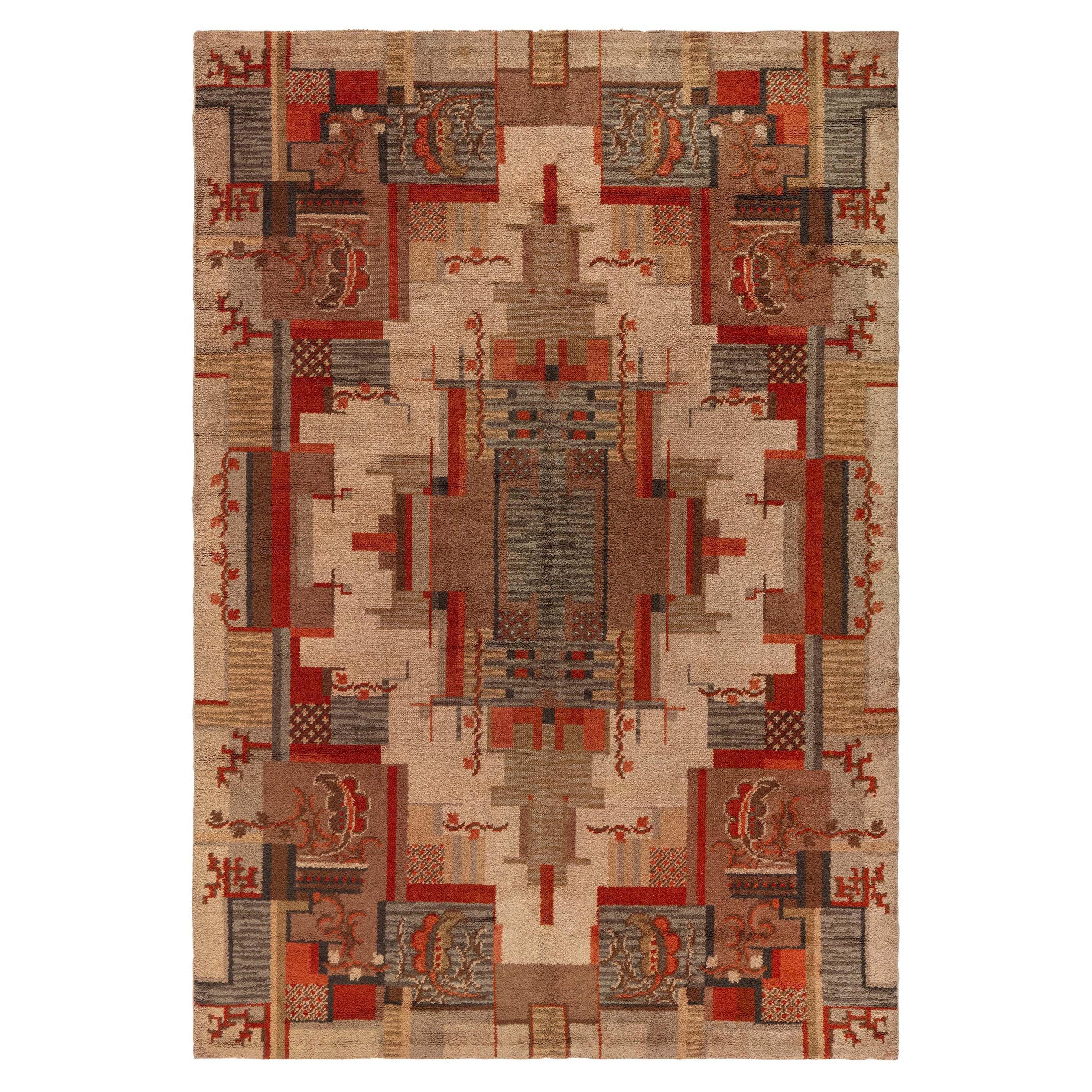 Doris Leslie Blau Vintage Dutch Deco Rug