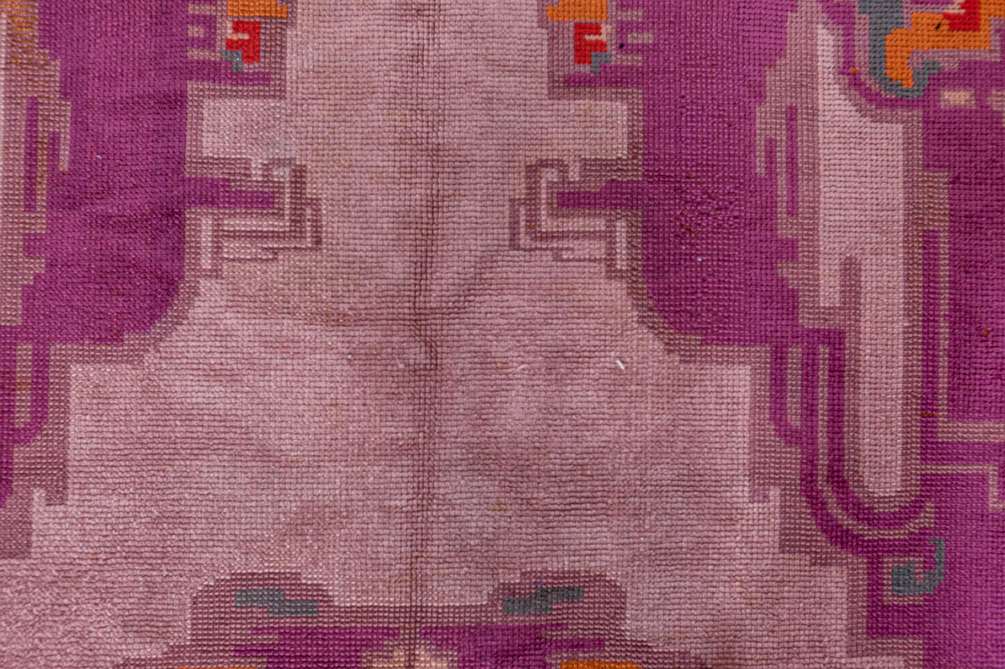 Art Deco Doris Leslie Blau Vintage Dutch Rug by Jaap Gidding For Sale