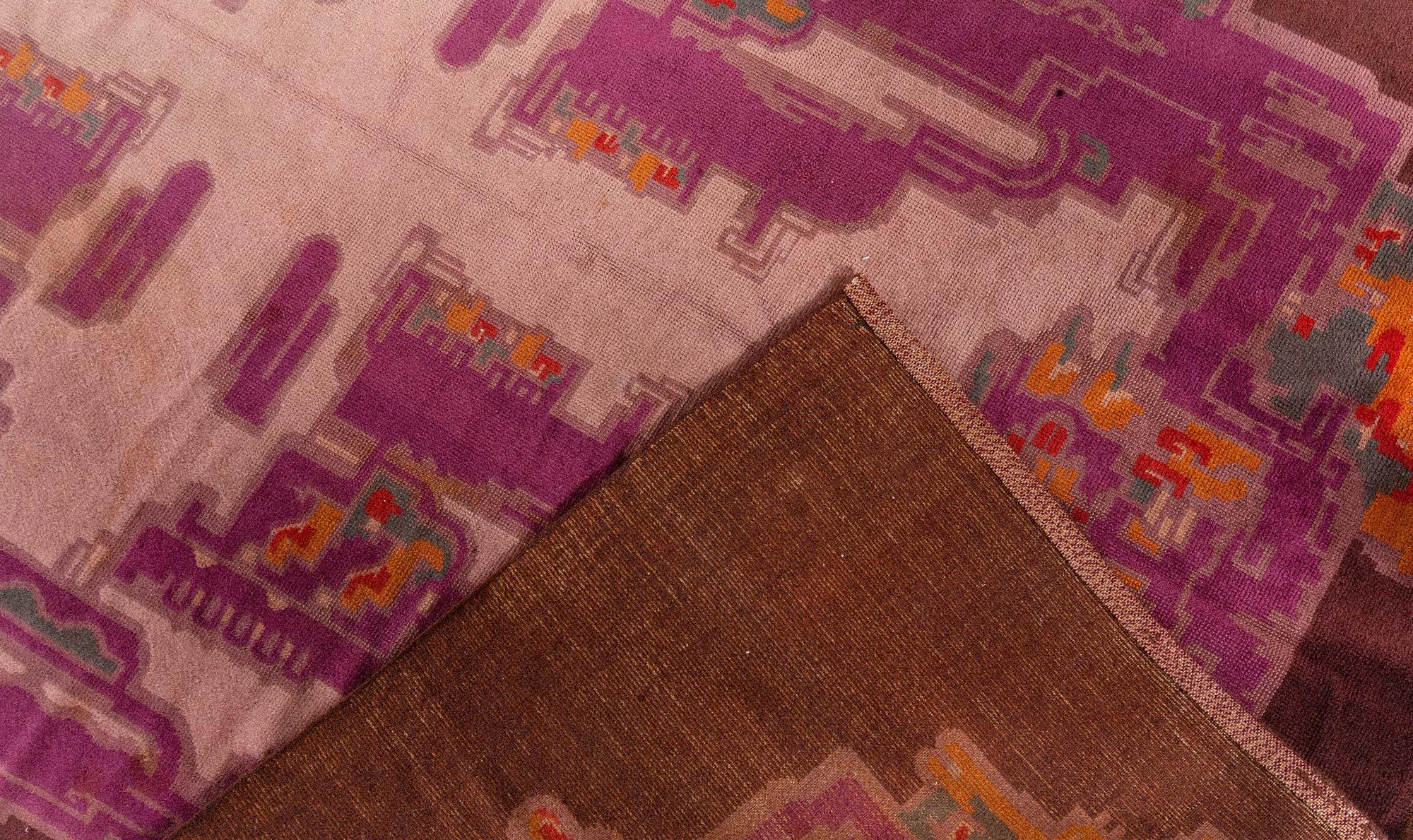Wool Doris Leslie Blau Vintage Dutch Rug by Jaap Gidding For Sale
