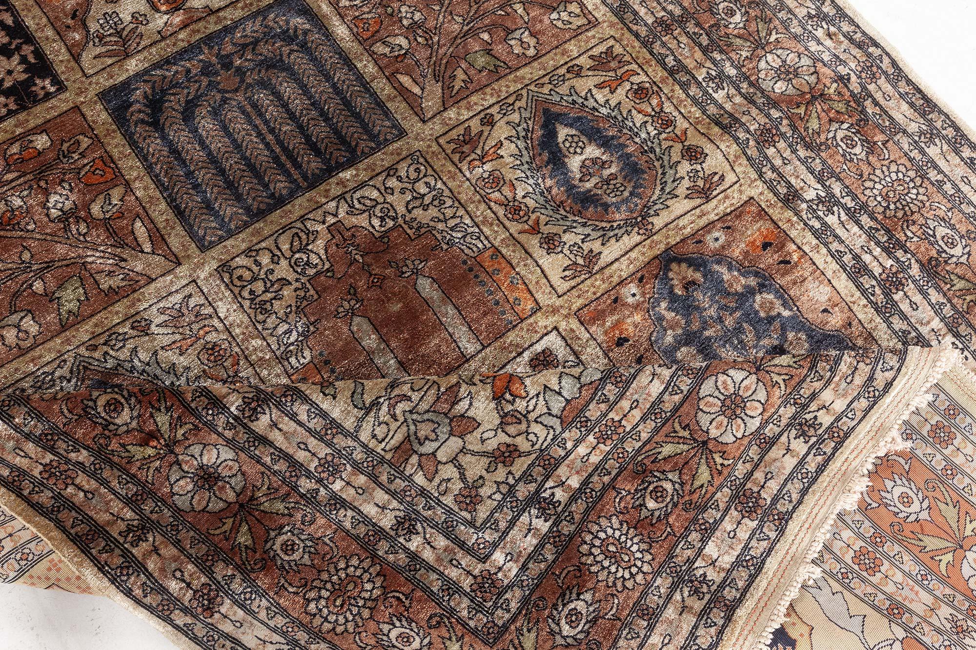 Soie Tapis vintage égyptien Doris Leslie Blau en vente