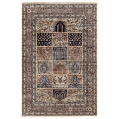 Alfombra Doris Leslie Blau Vintage de seda egipcia