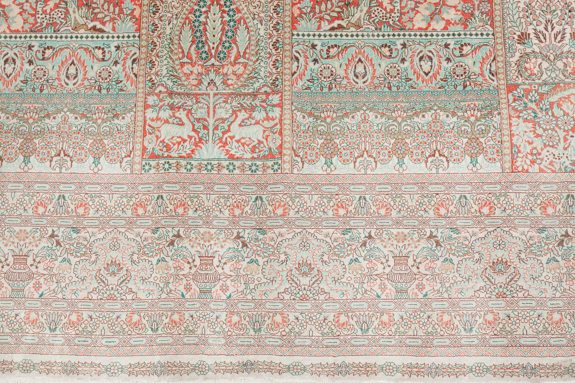 Contemporary Egyptian Silk Runner by Doris Leslie Blau In Good Condition For Sale In New York, NY