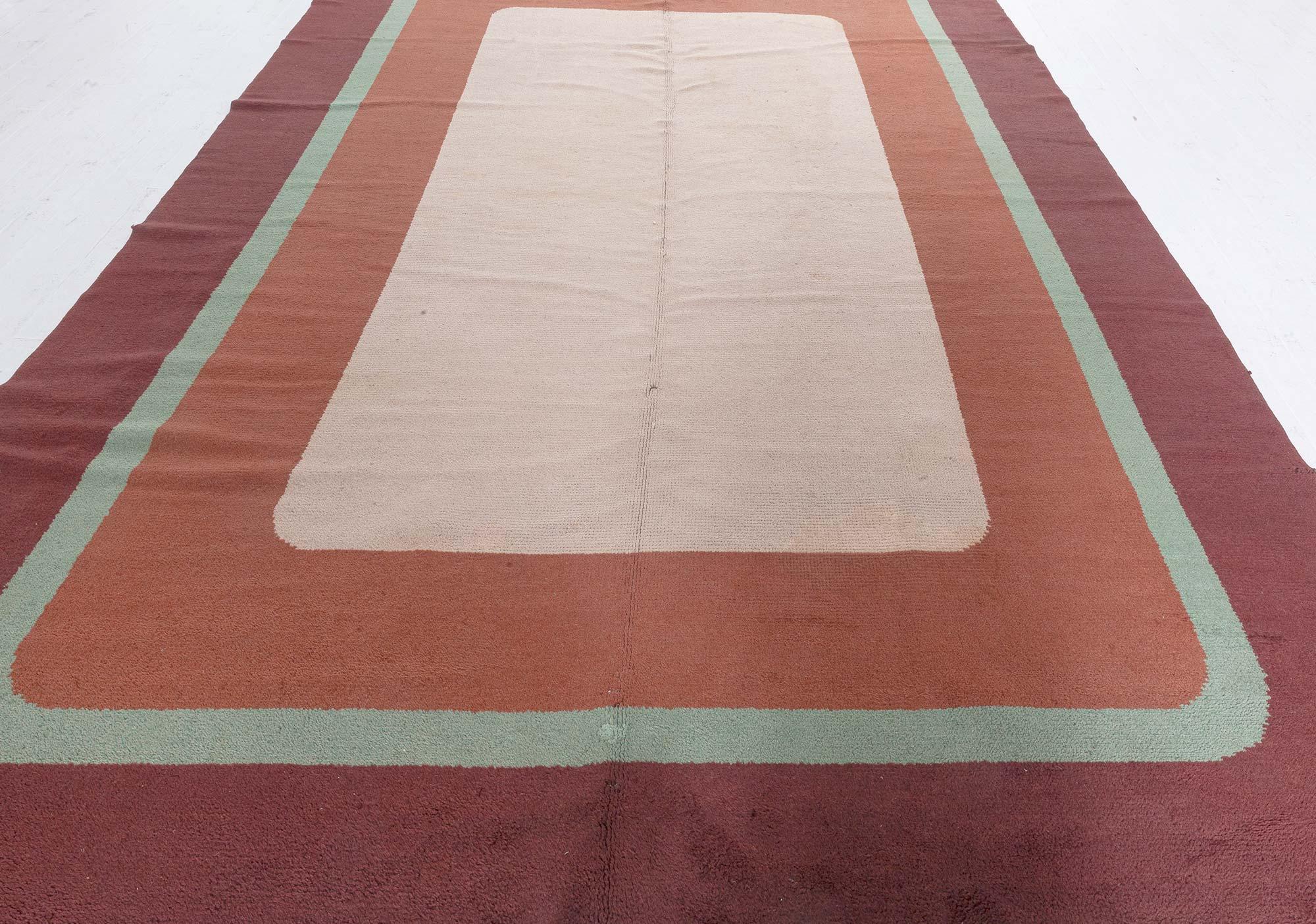 Tappeto vintage in stile Art Deco europeo
Dimensioni: 8'9