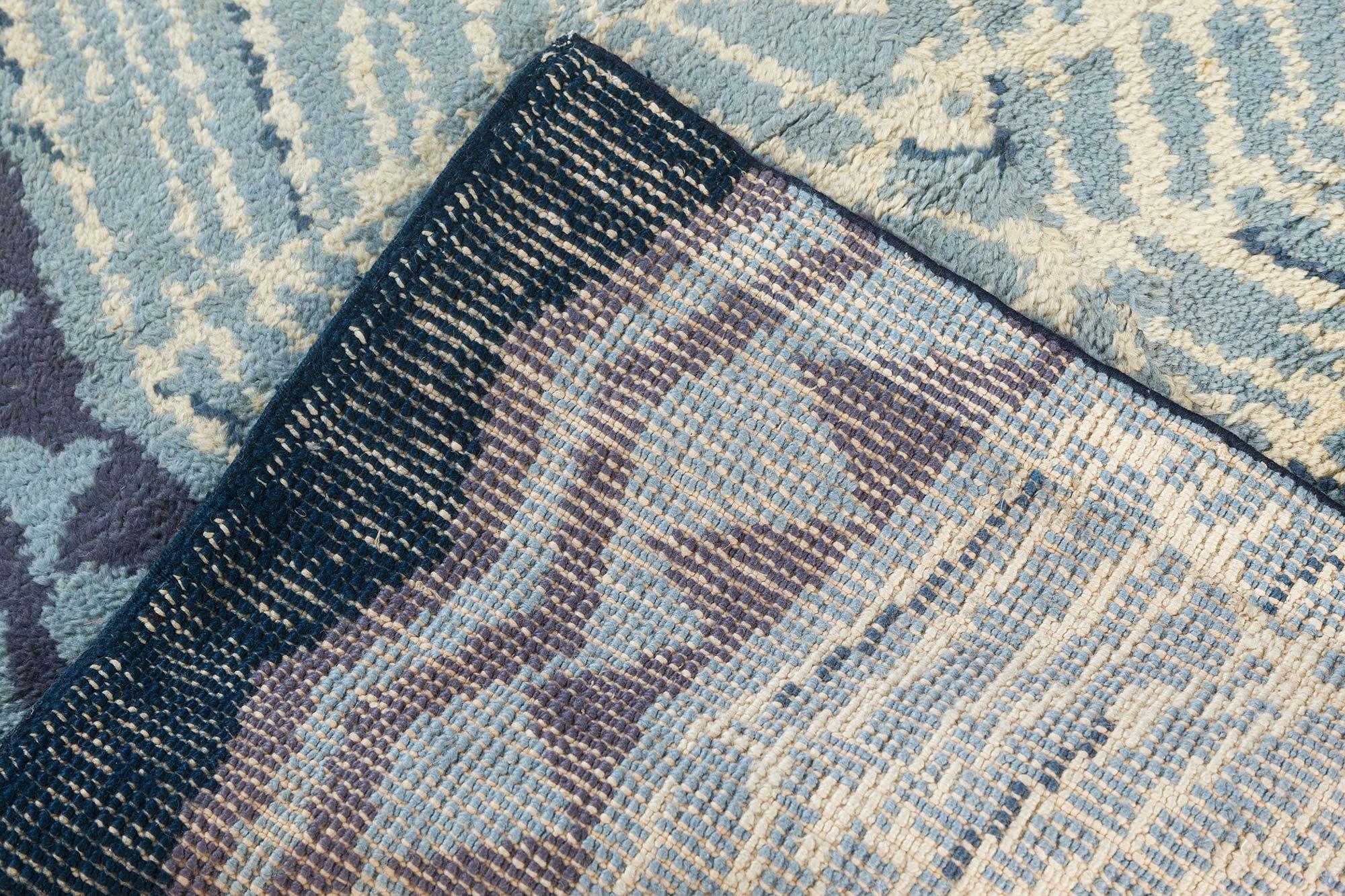 Lana Tappeto Doris Leslie Blau Vintage Art Deco in vendita