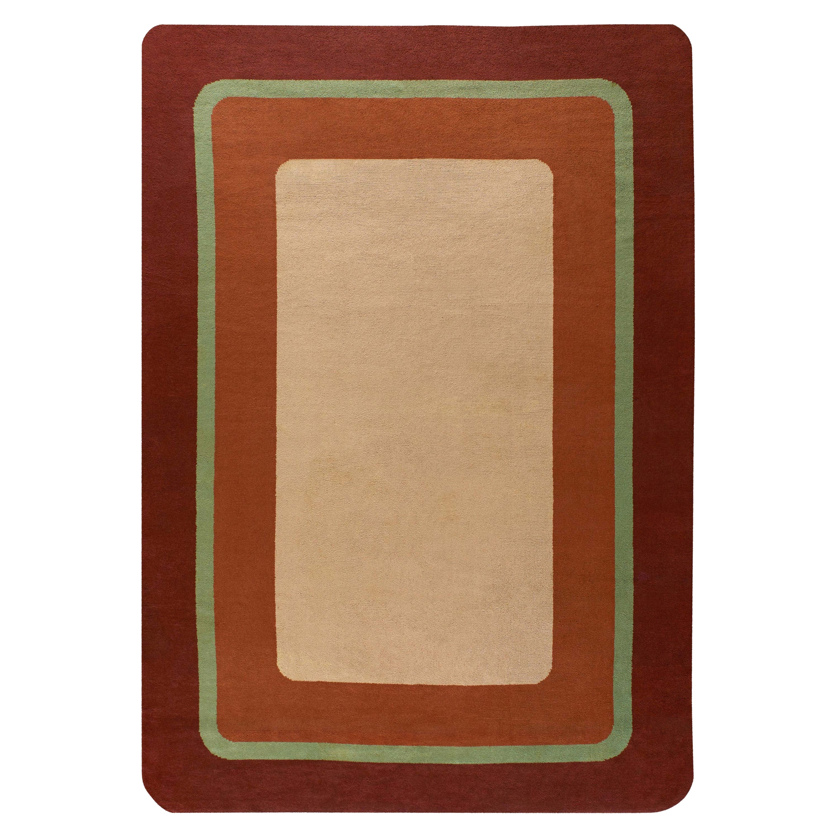 Doris Leslie Blau Vintage European Art Deco Rug For Sale