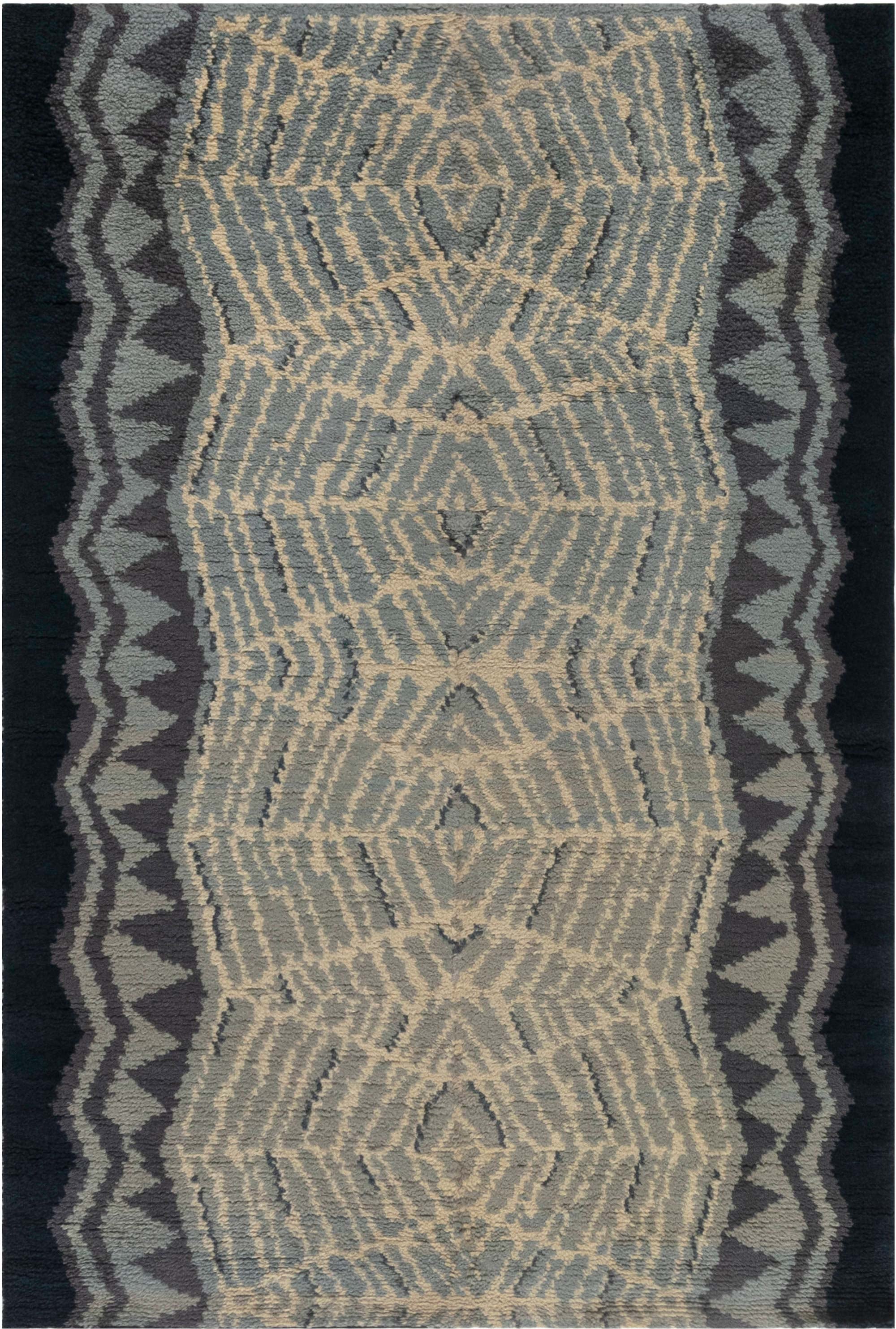 Doris Leslie Blau Vintage European Art Deco Rug For Sale