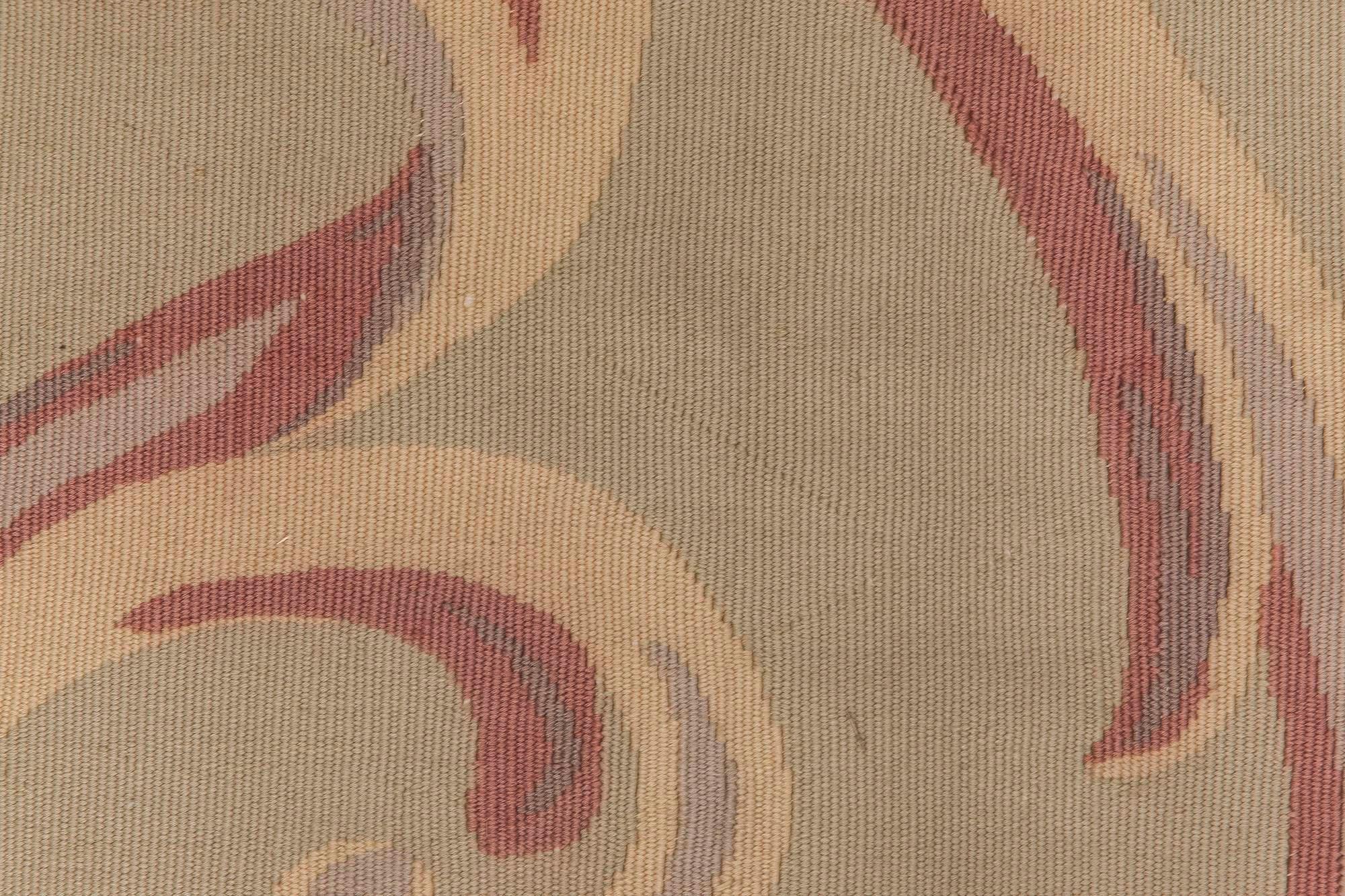 Tappeto Doris Leslie Blau Vintage Art Deco Aubusson Francese In condizioni buone in vendita a New York, NY
