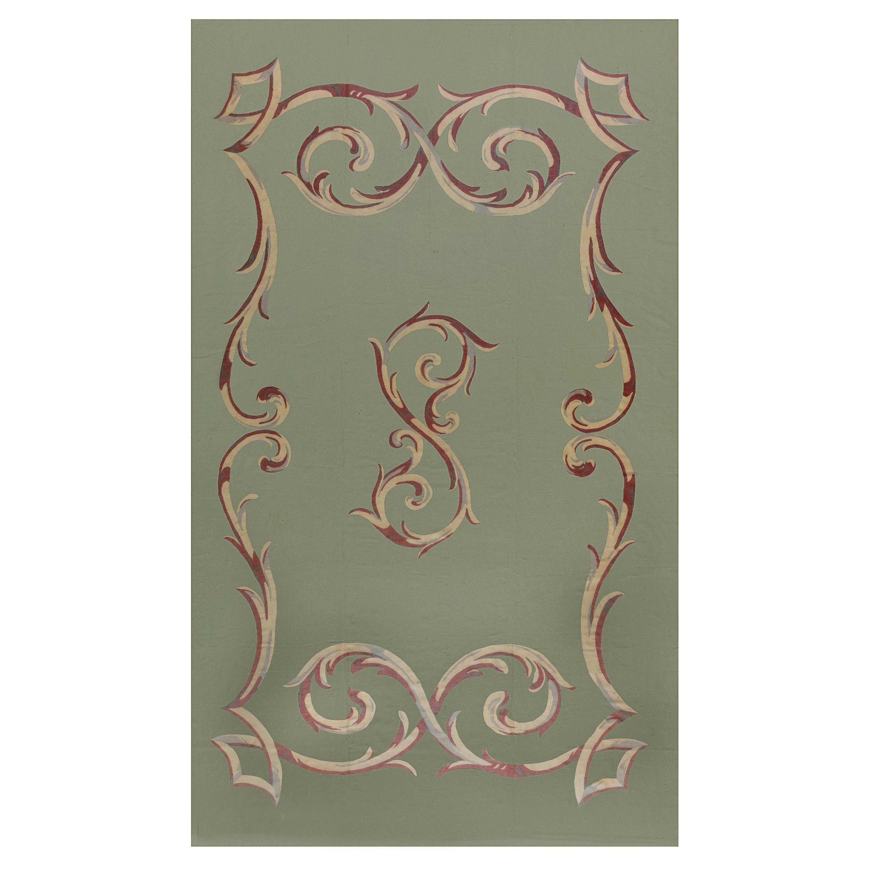 Tappeto Doris Leslie Blau Vintage Art Deco Aubusson Francese