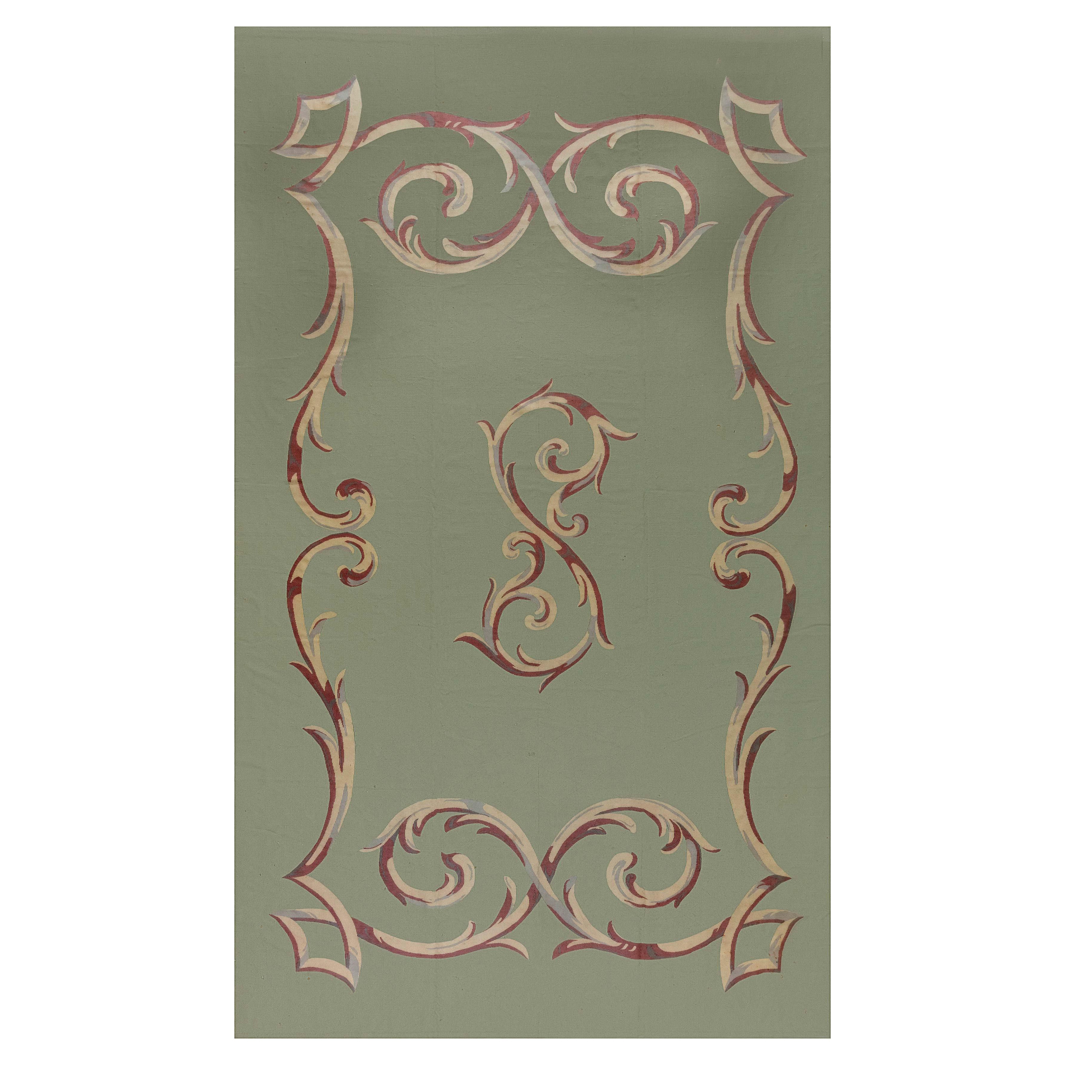 Doris Leslie Blau Vintage French Art Deco Aubusson Rug