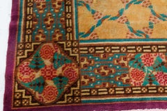 Doris Leslie Blau Vintage French Art Deco Golden Tan Rug By Jules Coudyser