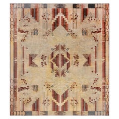 Doris Leslie Blau Antique French Art Deco Handwoven Wool Rug