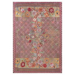 Doris Leslie Blau Vintage French Art Deco Lavender Carpet By Jules Coudyser