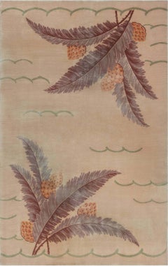 Tappeto a pigna Doris Leslie Blau Vintage French Art Déco