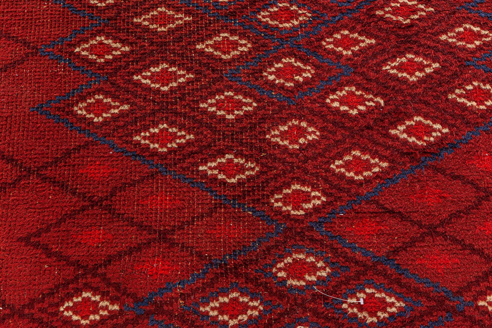 Tappeto rosso Art Déco francese di Paule Leleu
Dimensioni: 5'8