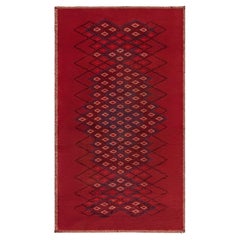 Tappeto Doris Leslie Blau Vintage French Art Deco Red di Paule Leleu