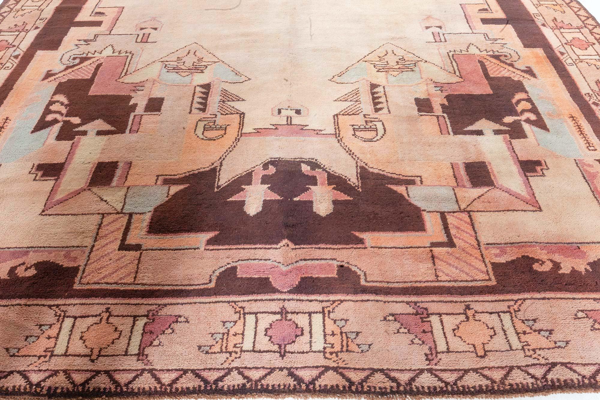 Tappeto vintage in stile Art Deco francese
Dimensioni: 9'0