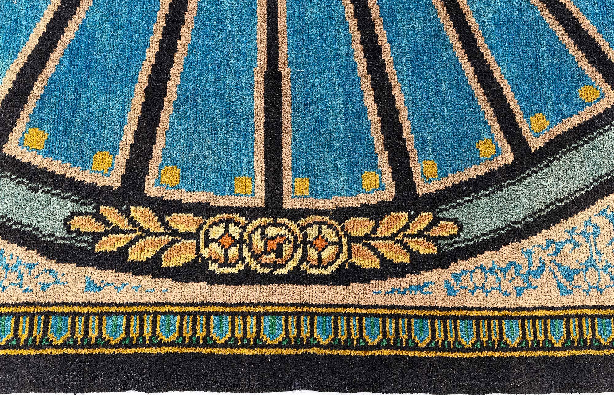 Art déco Tapis Art Déco français vintage Doris Leslie Blau en vente