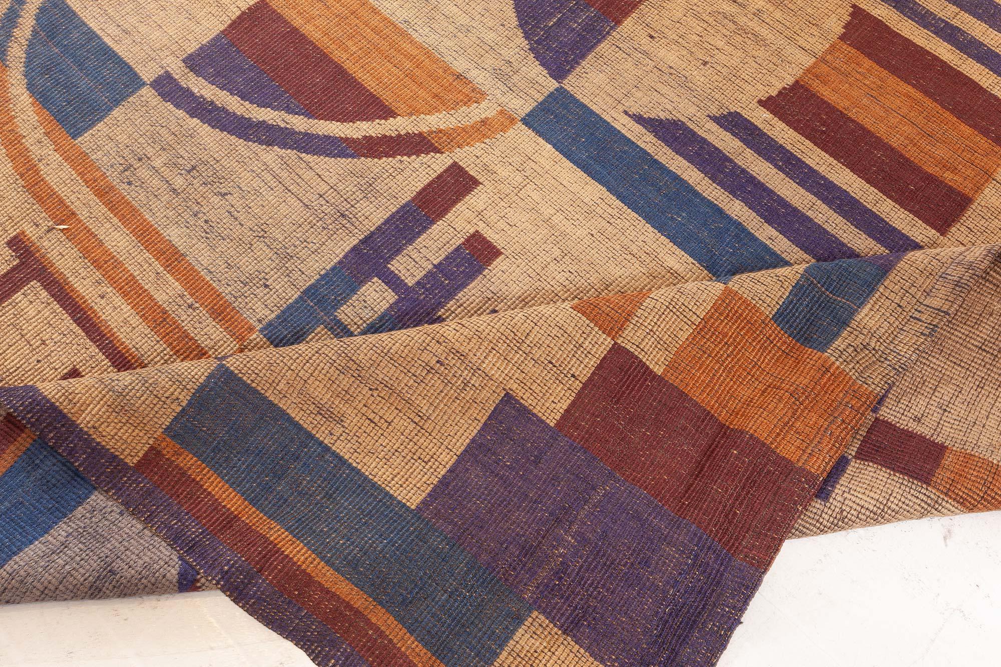 Alfombra francesa Art Déco Vintage Doris Leslie Blau Francés en venta