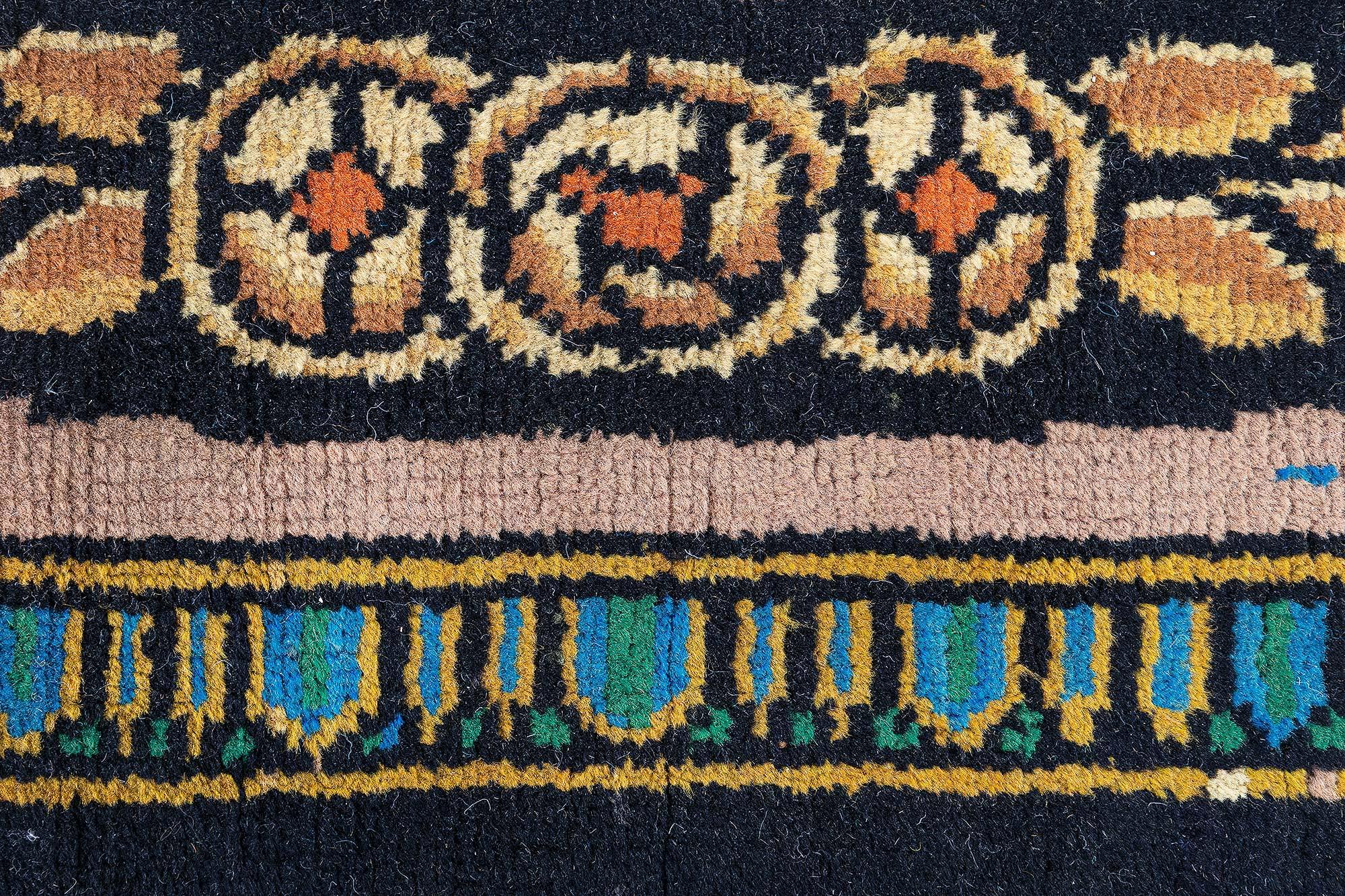 20ième siècle Tapis Art Déco français vintage Doris Leslie Blau en vente