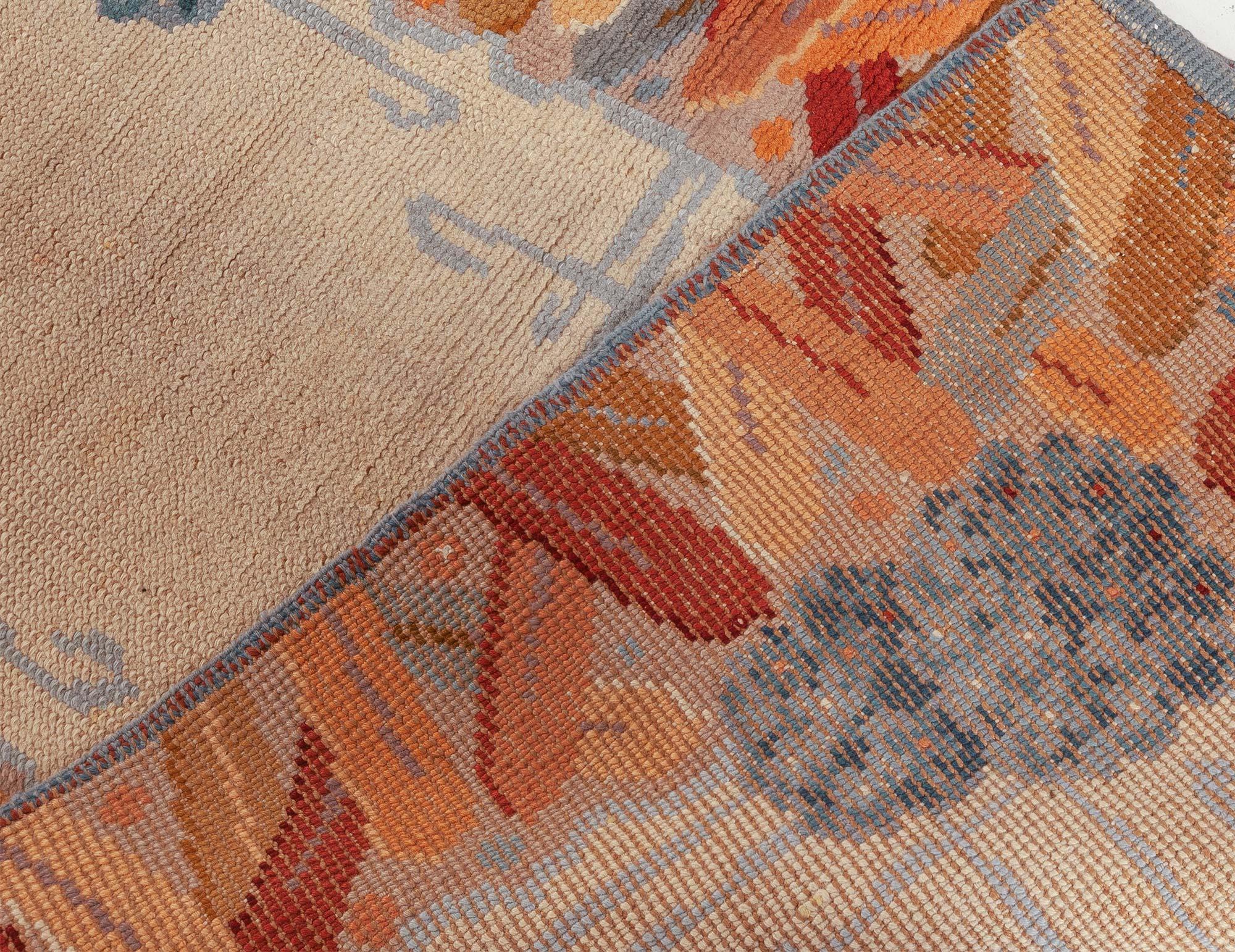 Laine Tapis Art Déco français vintage Doris Leslie Blau en vente