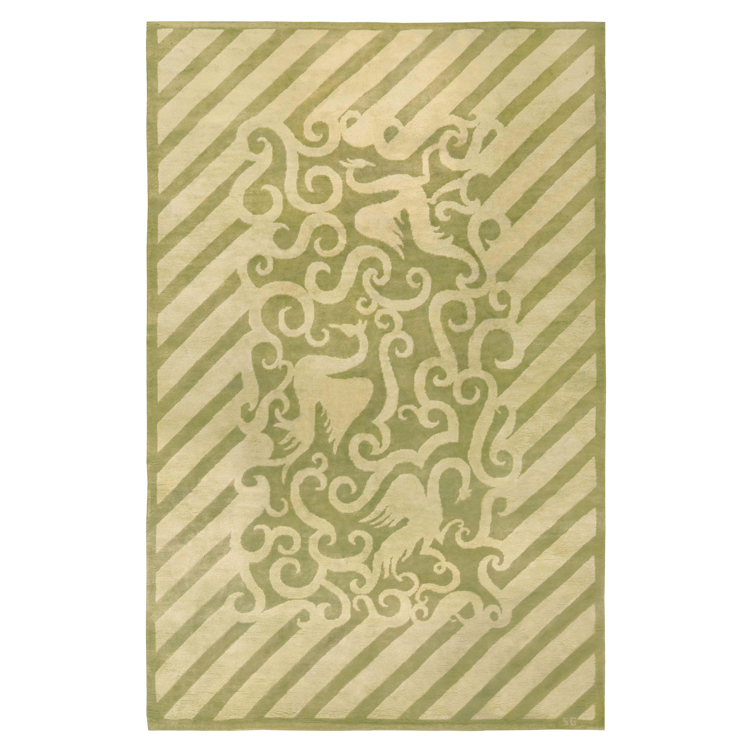 Tappeto Doris Leslie Blau Vintage French Art Deco