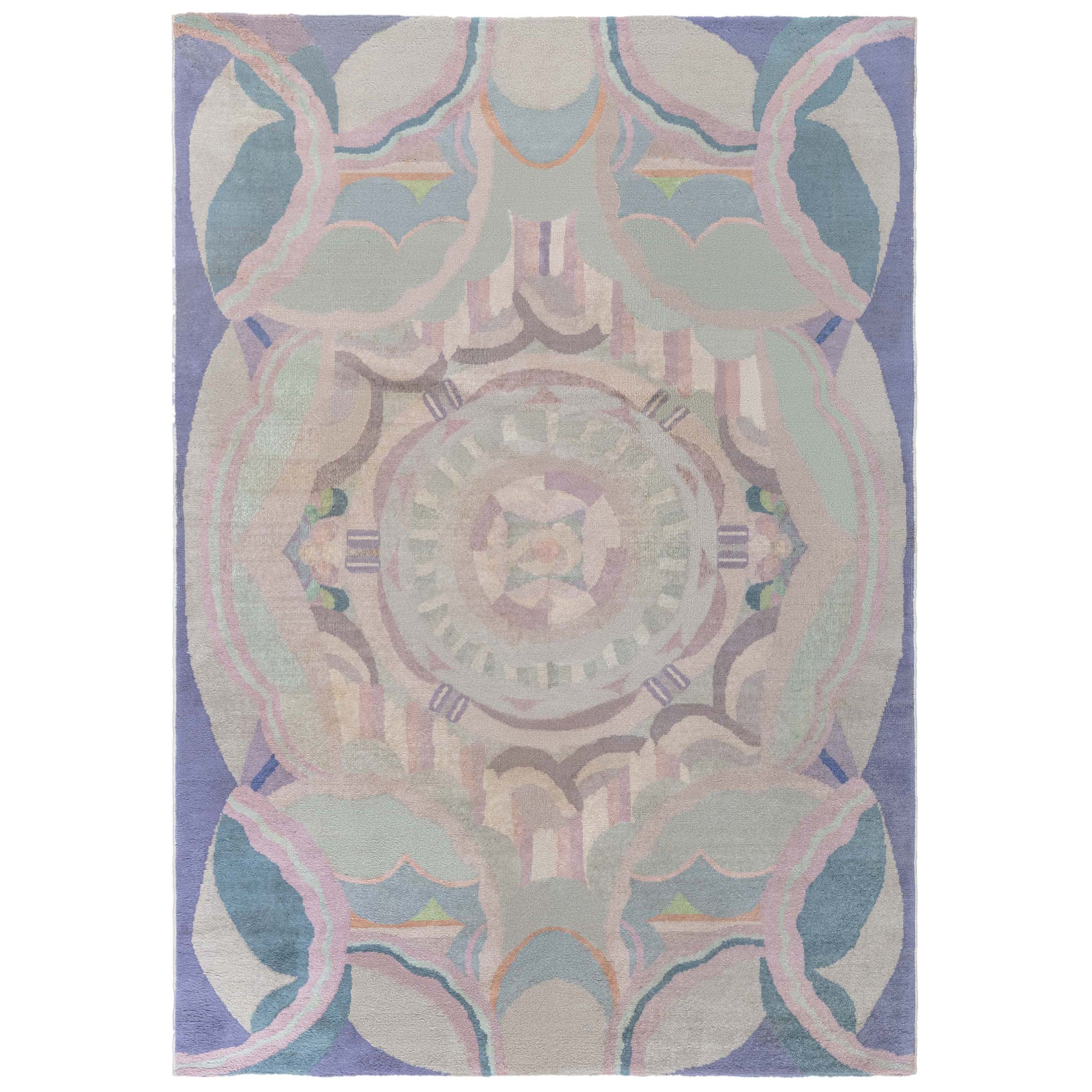 Doris Leslie Blau Vintage French Art Deco Rug