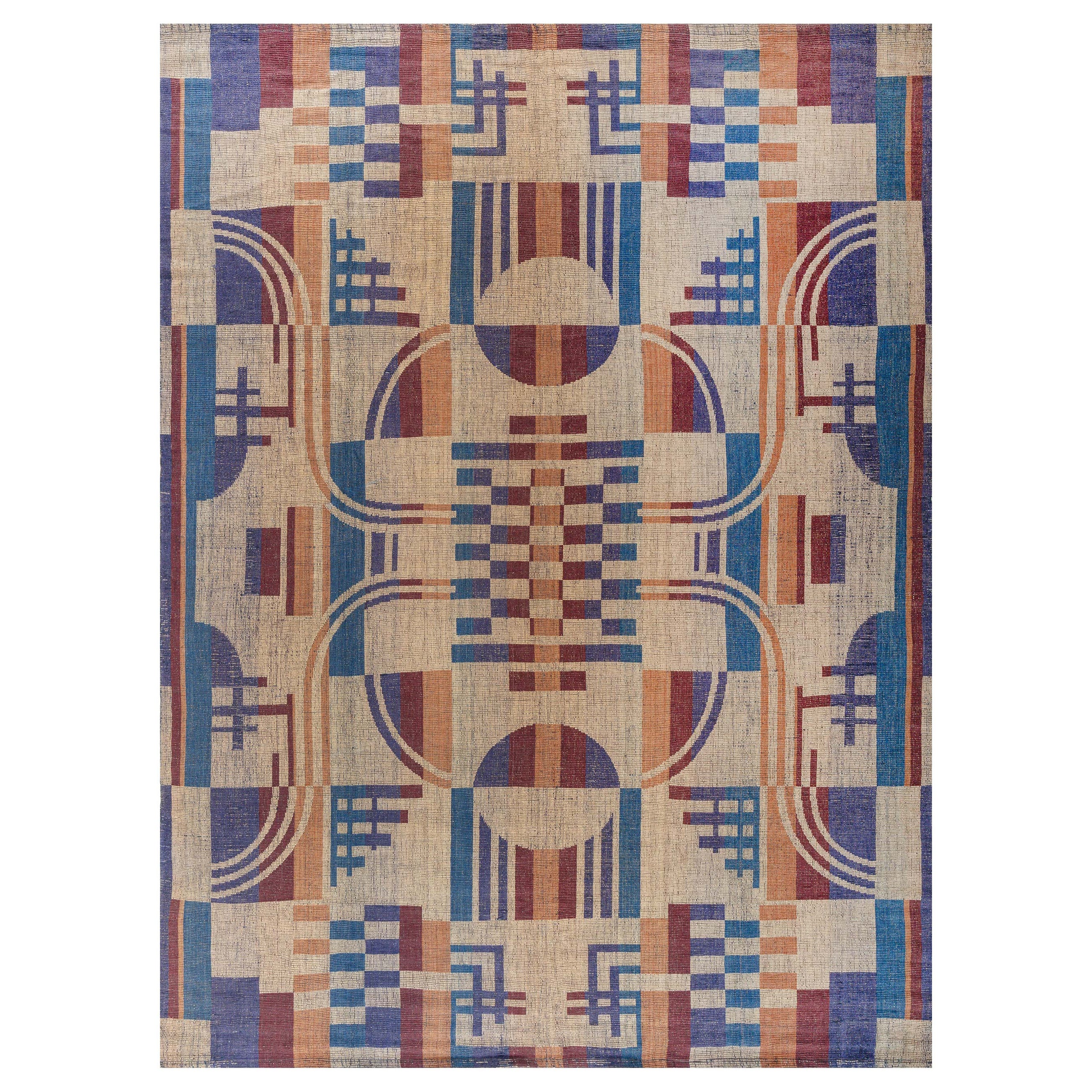 Doris Leslie Blau Vintage French Art Deco Rug