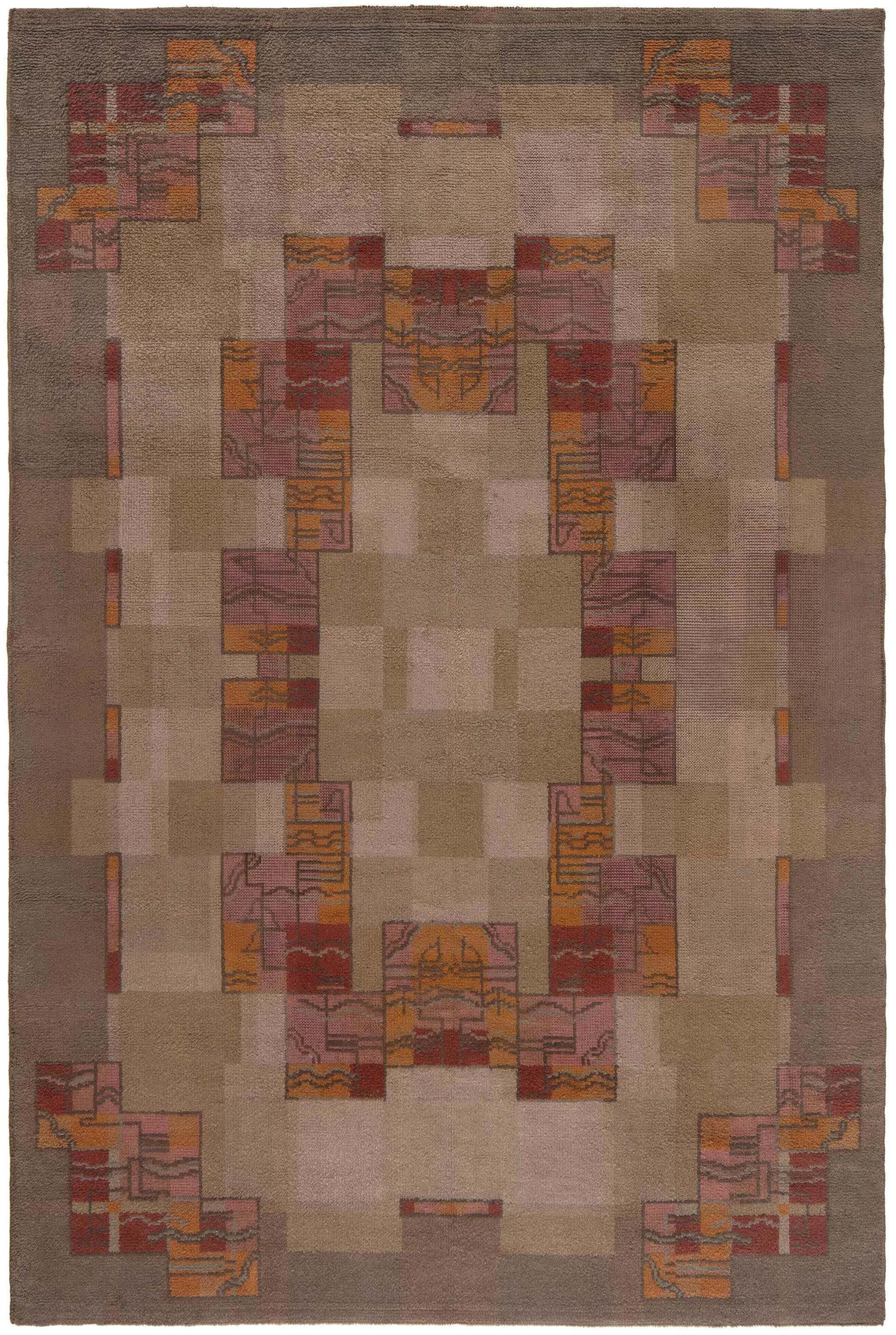 Doris Leslie Blau Vintage French Art Deco Rug