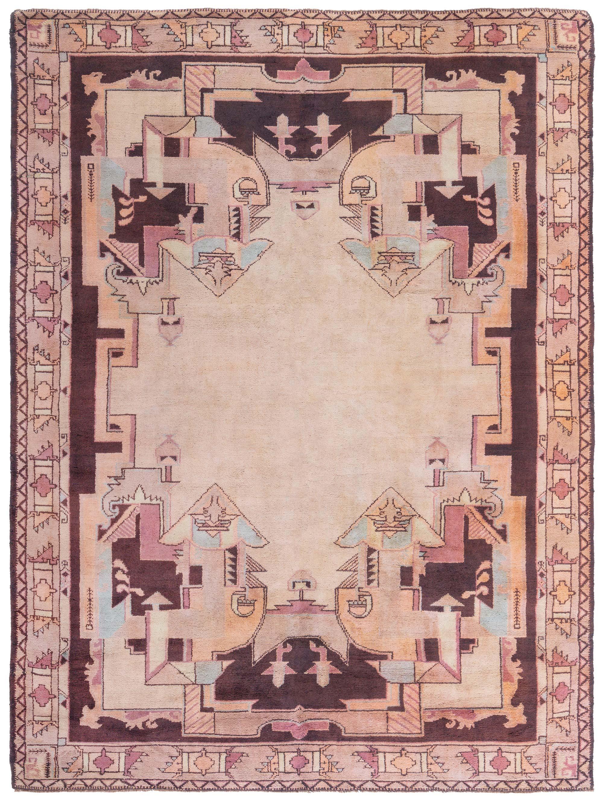 Doris Leslie Blau Vintage French Art Deco Rug