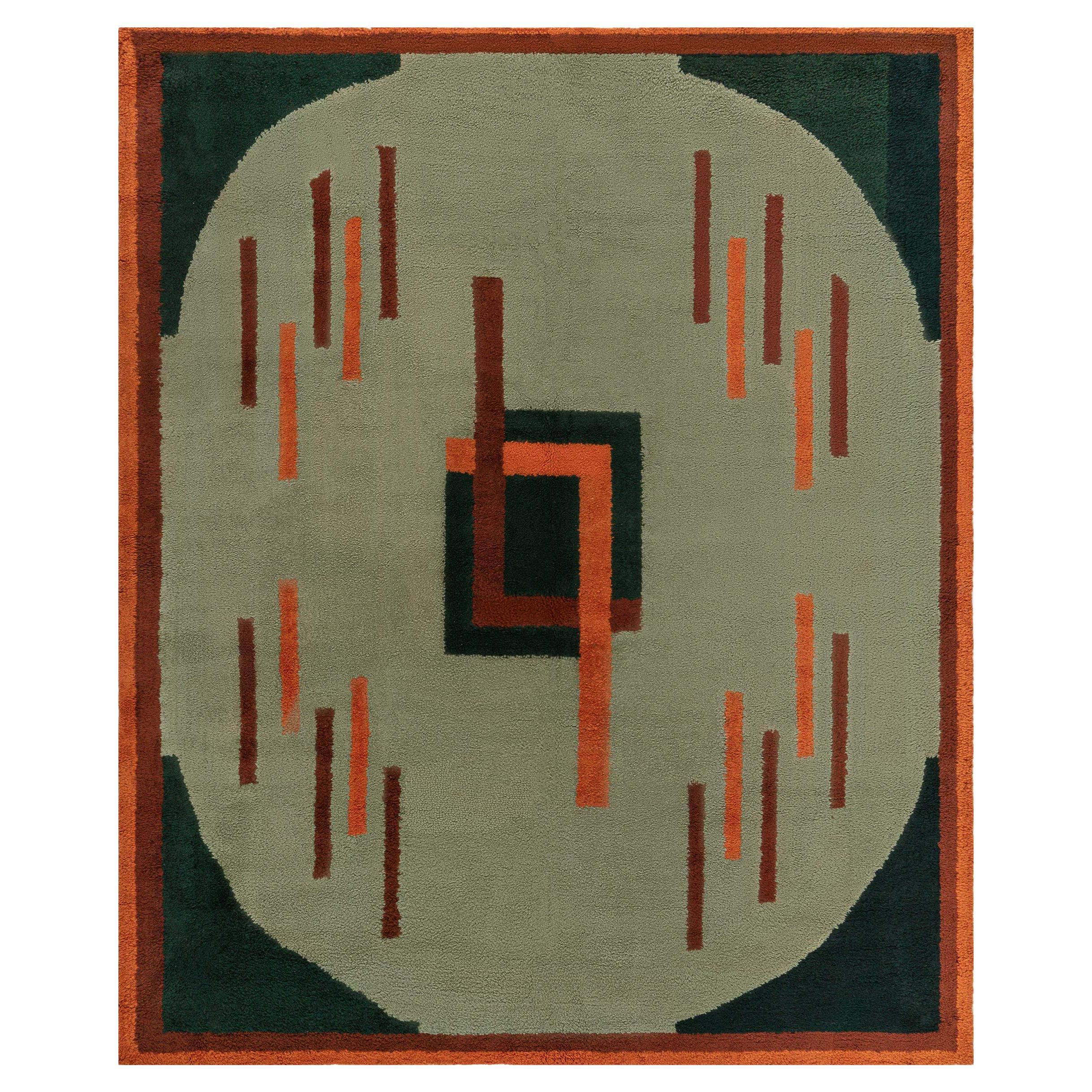 Doris Leslie Blau Vintage French Art Deco Rug