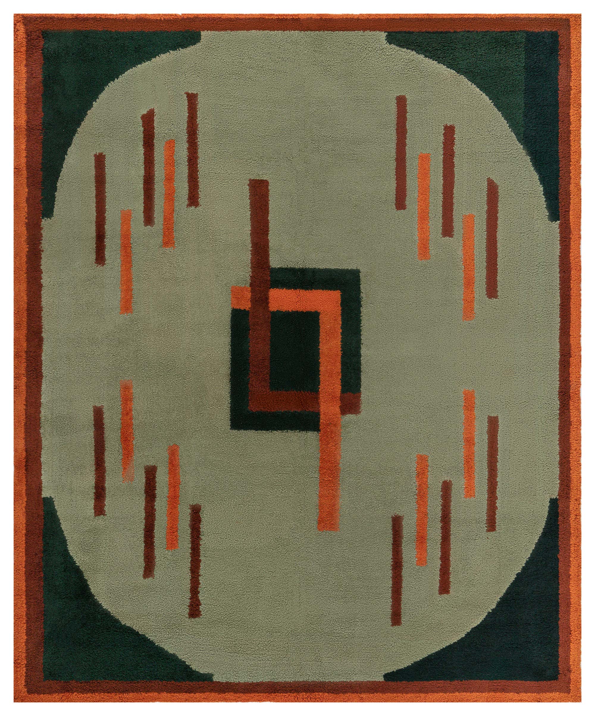 Doris Leslie Blau Vintage French Art Deco Rug