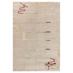 Tappeto Doris Leslie Blau Vintage Art Deco - Geometria minimalista