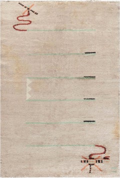 Tappeto Doris Leslie Blau Vintage Art Deco - Geometria minimalista