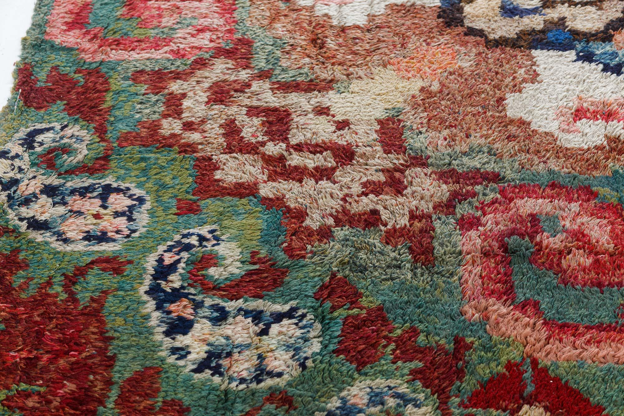20th Century Doris Leslie Blau Antique French Rug – A Rare Masterwork For Sale