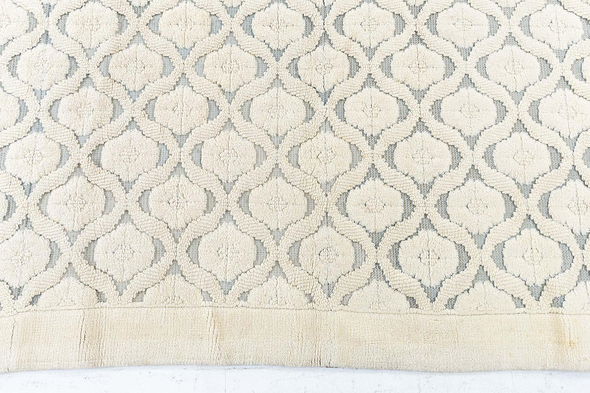 Francese Tappeto Doris Leslie Blau Vintage French Cogolin in vendita