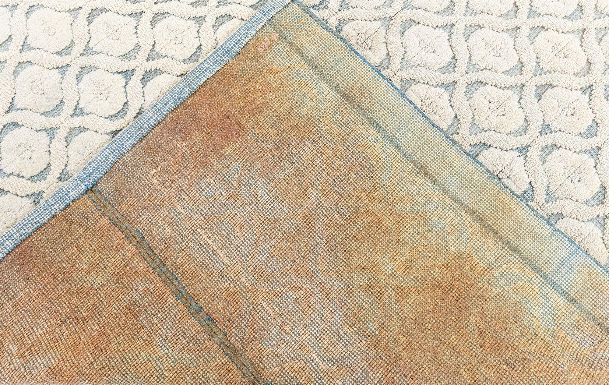 Lana Tappeto Doris Leslie Blau Vintage French Cogolin in vendita