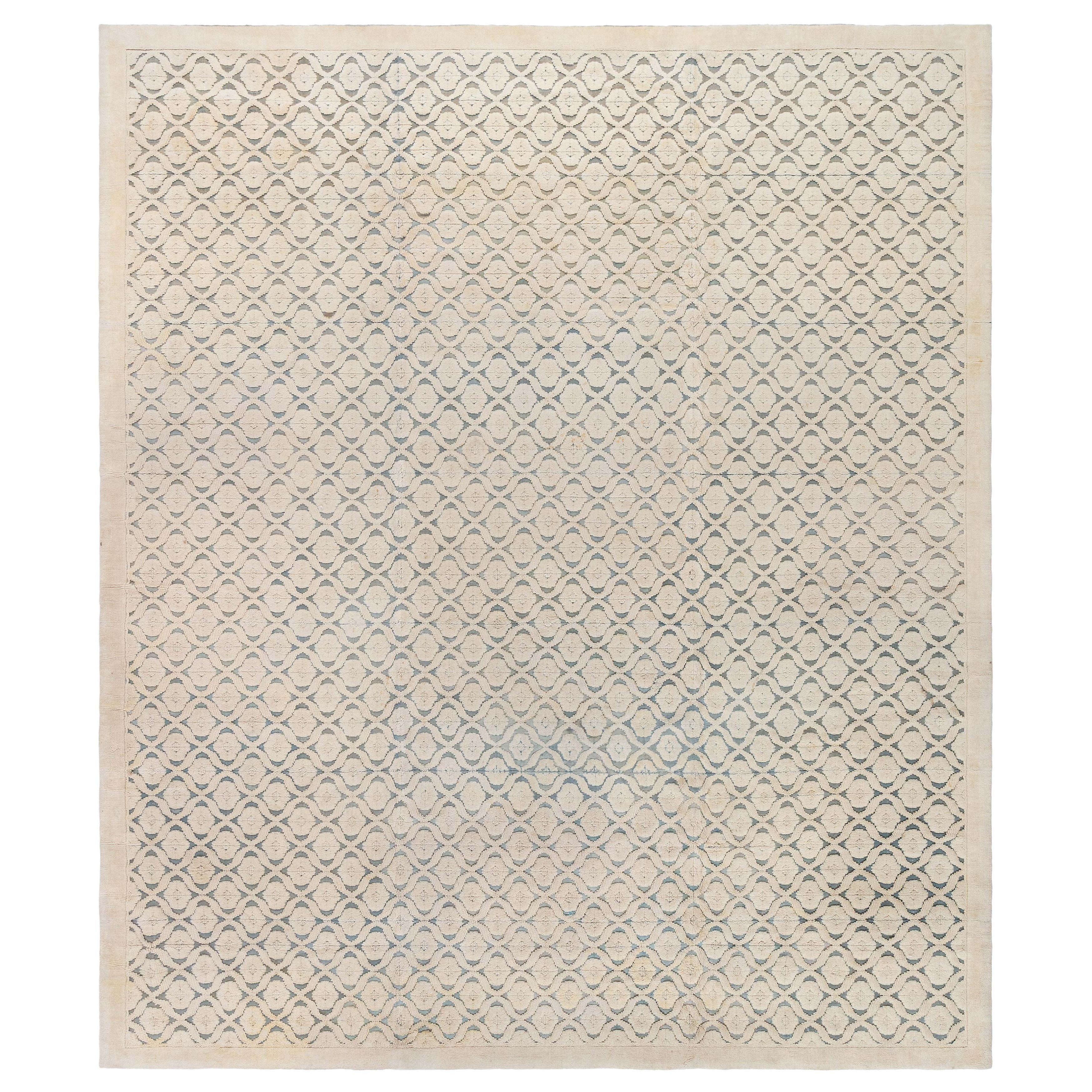 Doris Leslie Blau Vintage French Cogolin Rug For Sale