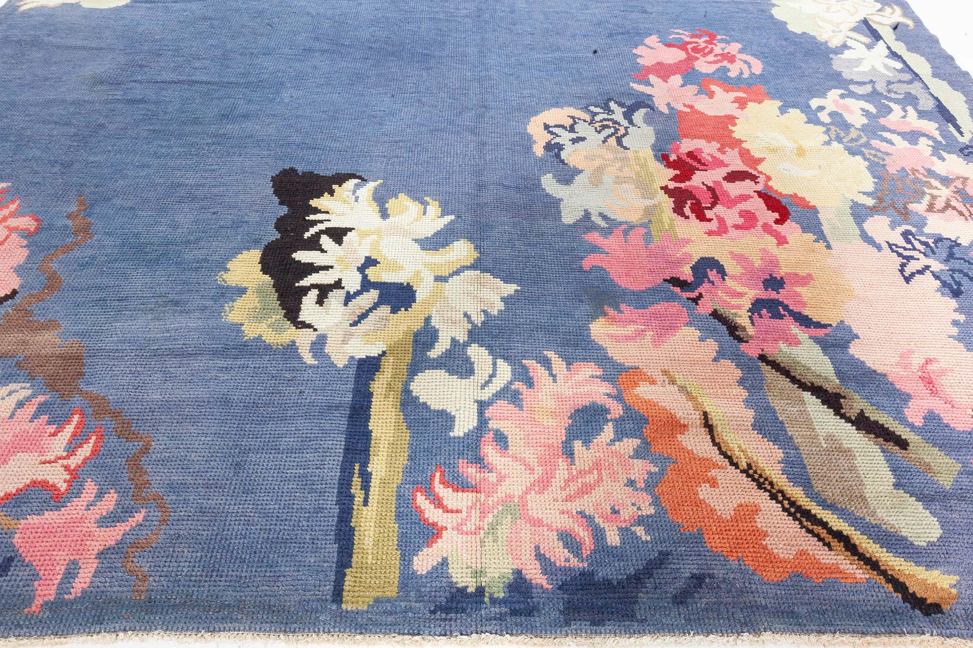Art Déco Tappeto Doris Leslie Blau Vintage Modernista Francese in vendita