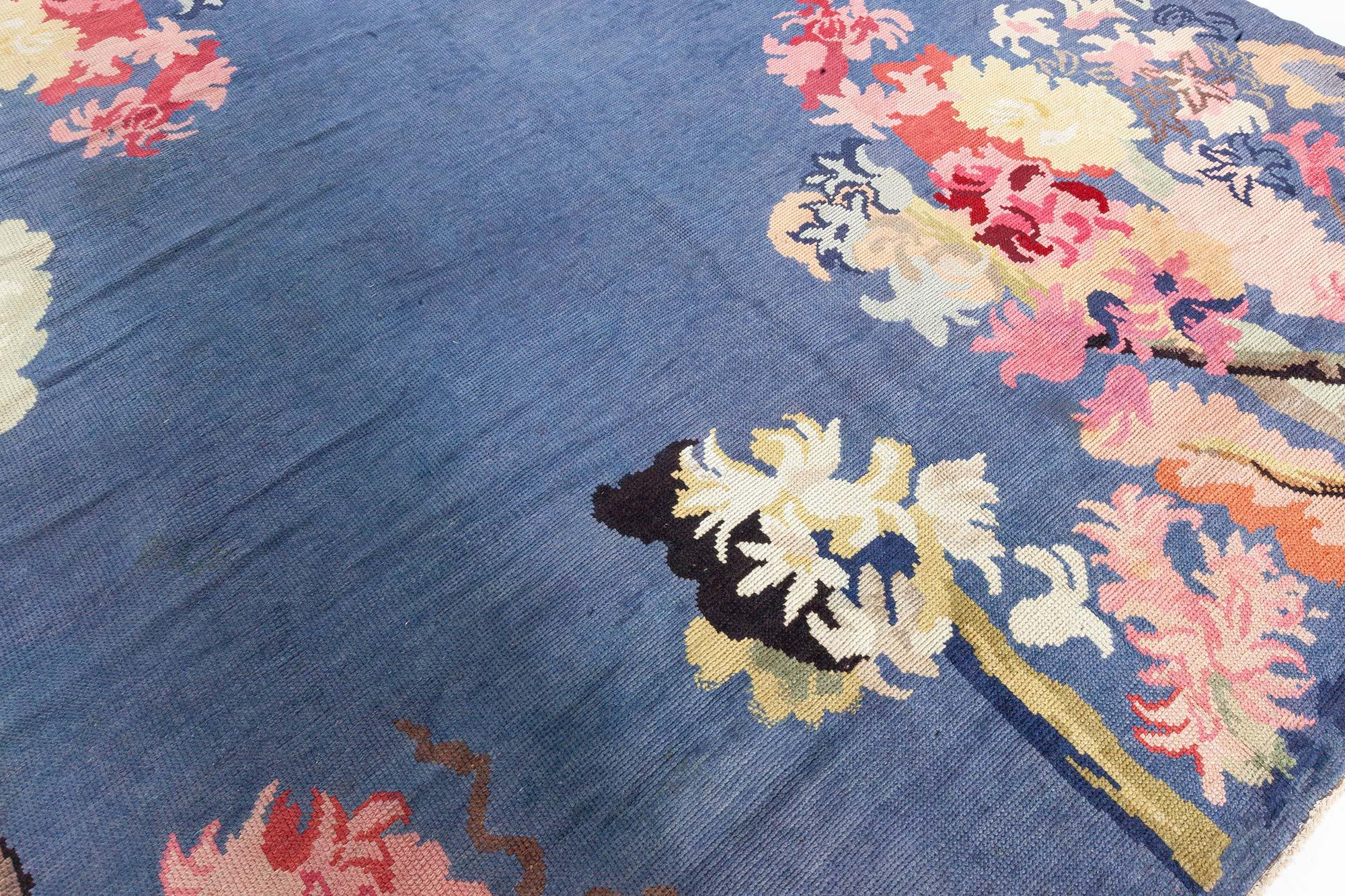 Annodato a mano Tappeto Doris Leslie Blau Vintage Modernista Francese in vendita