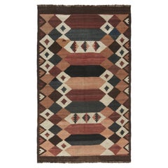 Doris Leslie Blau Vintage Geometric Hand-Knotted Carpet Etno Labijar Afghan