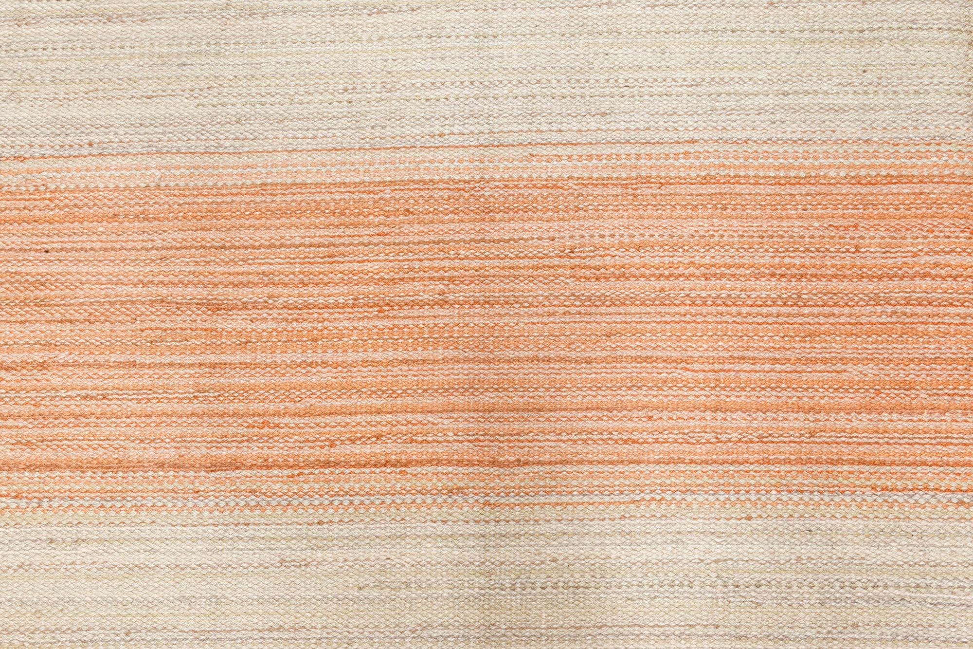 20th Century Doris Leslie Blau Vintage Hand-Woven Art Deco Style Scandinavian Rug For Sale
