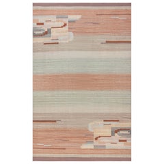 Doris Leslie Blau Vintage Hand-Woven Art Deco Style Scandinavian Rug
