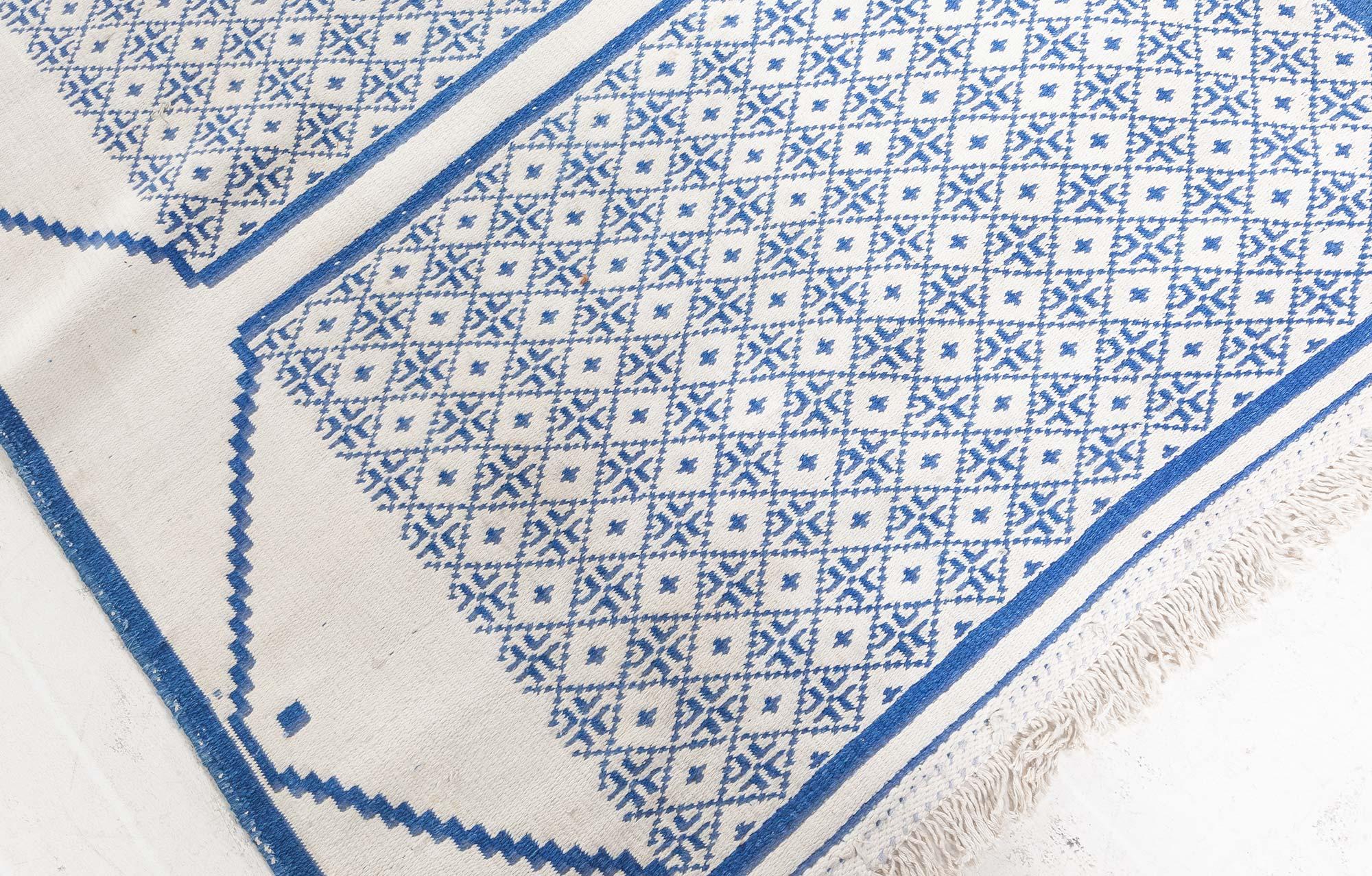 Doris Leslie Blau - Runner in cotone indiano vintage su due lati in vendita 4