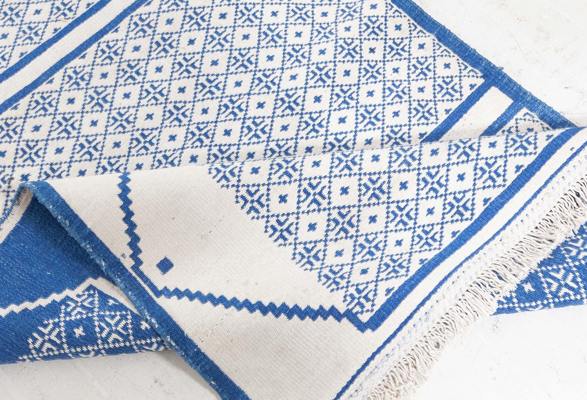 Doris Leslie Blau - Runner in cotone indiano vintage su due lati in vendita 6